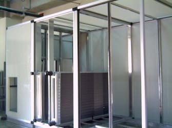 Cleanroom Construction: AHU installation