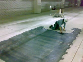 無塵室施工-導電地板施工
