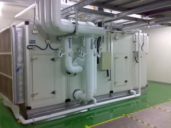 Cleanroom Construction: AHU piping