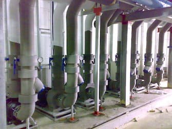 Cleanroom Construction: Pump area