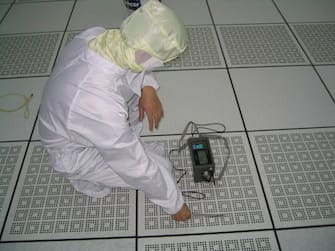 Cleanroom Testing and Validation: Return-air windspeed testing