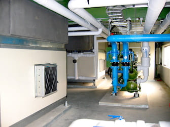 AHU/chiller/condensing water piping