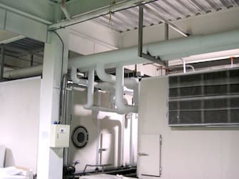 Air washer AHU & piping